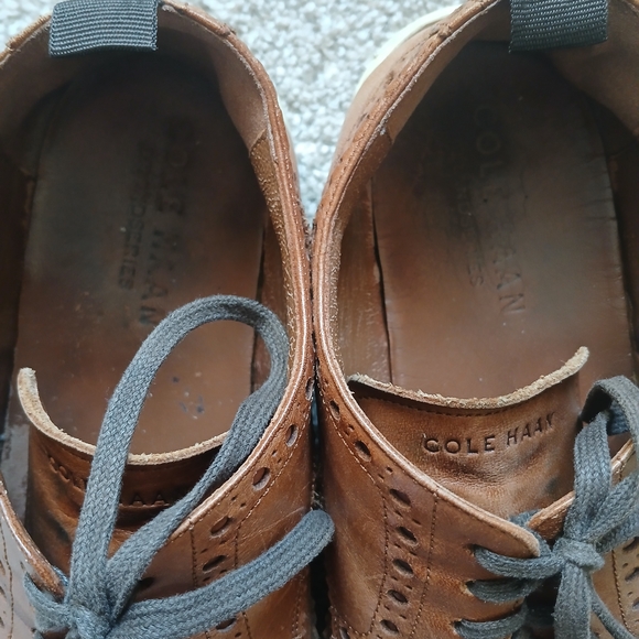 Cole Haan Tan Leather Brogue Men\'s Loafers main image 4